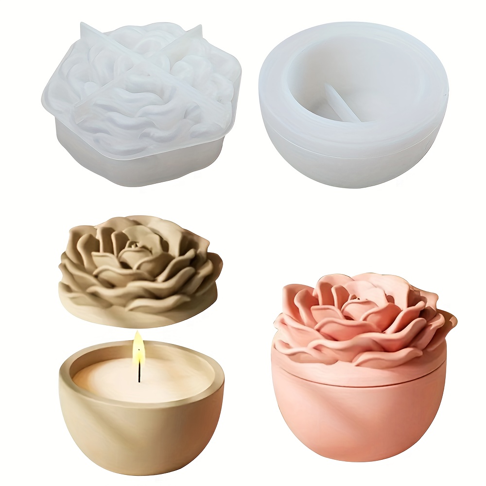 Candle Supplies Jars - Silicone molds for floral resin, silicone