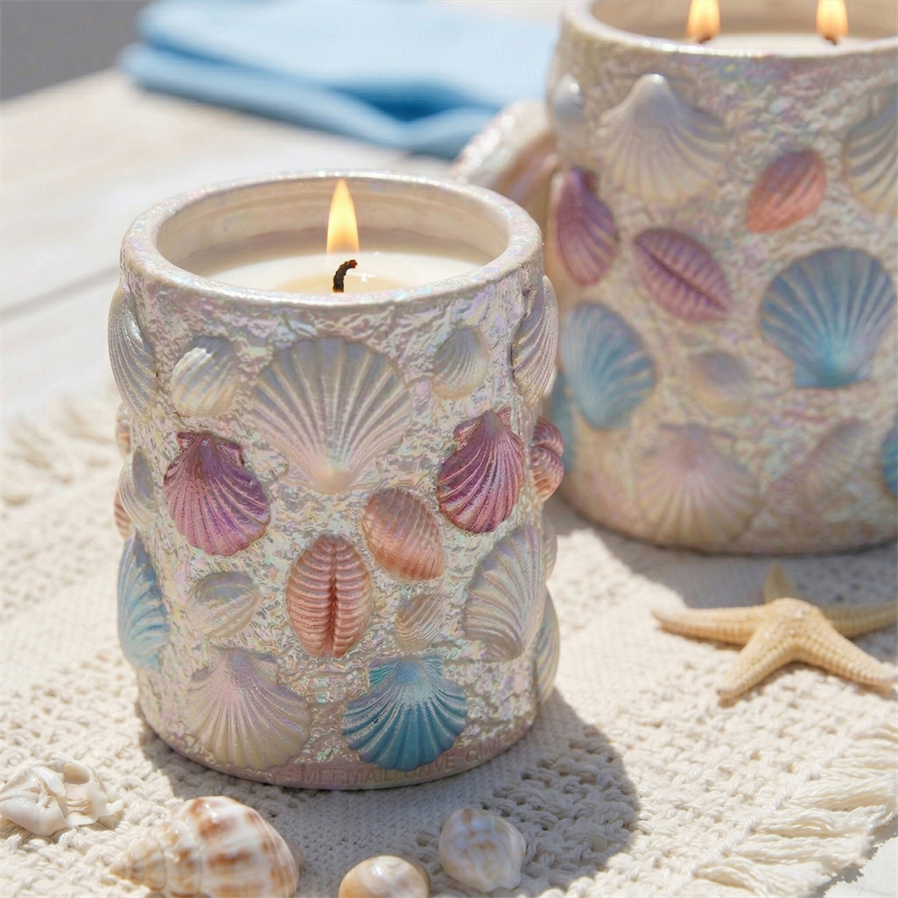 Candle Supplies Jars - Sea Treasure Candle Jar with Lid