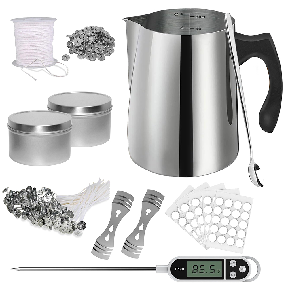 Candle Supplies Jars - Candle Making Starter Kit Supplies Including