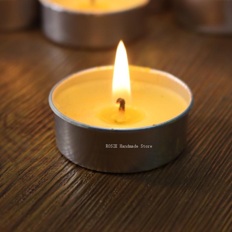 Candle Supplies Jars - Empty Tea Wax Circular Aluminum Box