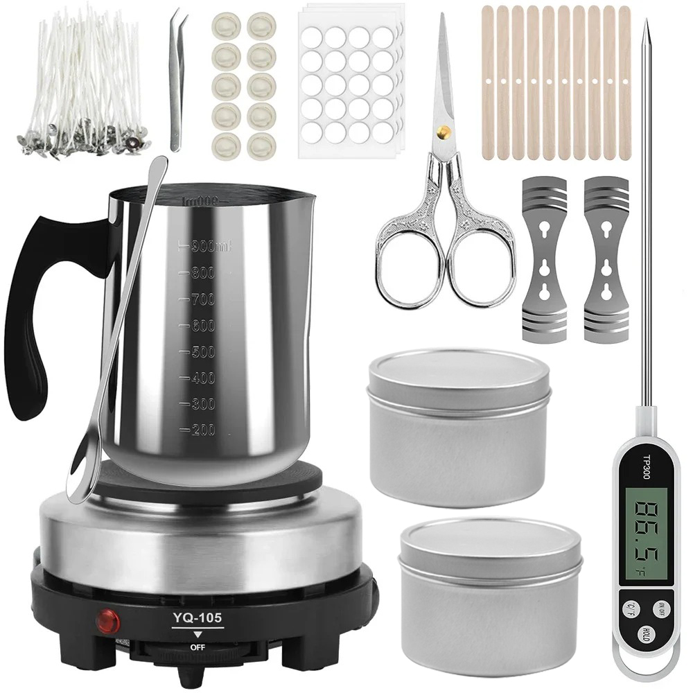 Candle Supplies Jars - Candle Pouring Pot with Electric Hot