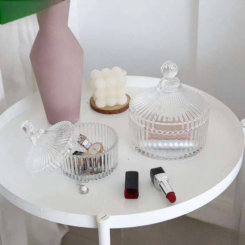 Candle Supplies Glass Jars - Transparent Candle Glass Jars Lid Yurt