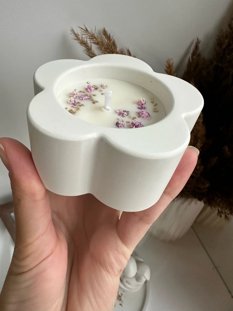Candle Supplies Jars - 3D Plum Blossom shaped Cylindrical Pen