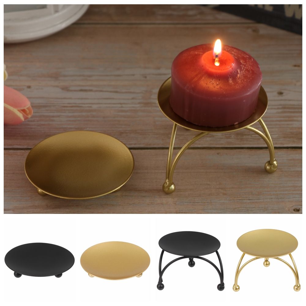 Candle Supplies Europe - Nordic Style Candle Holder Black Gold
