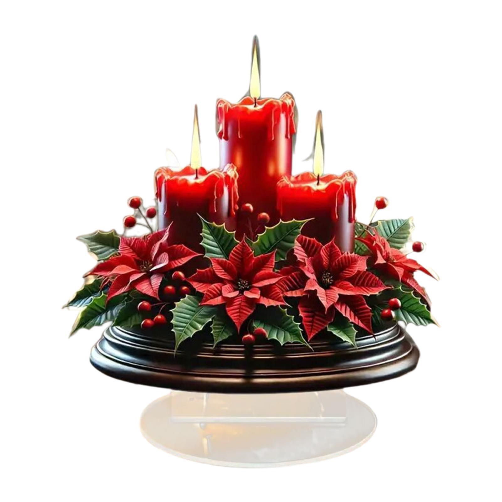 Christmas Decorations Table Ce - огляд і ціна Candle Supplies Europe