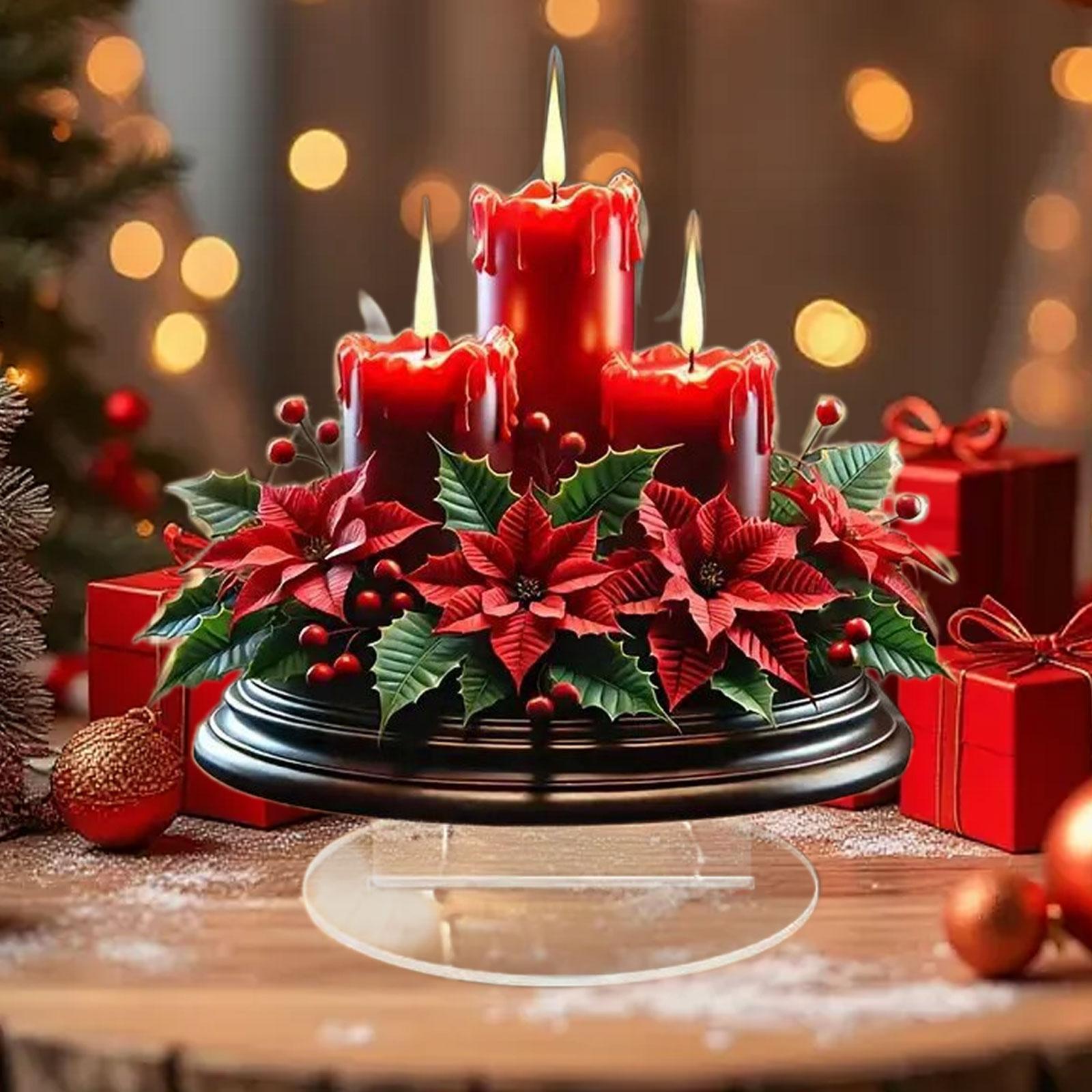 Christmas Decorations Table Ce - огляд і ціна Candle Supplies Europe