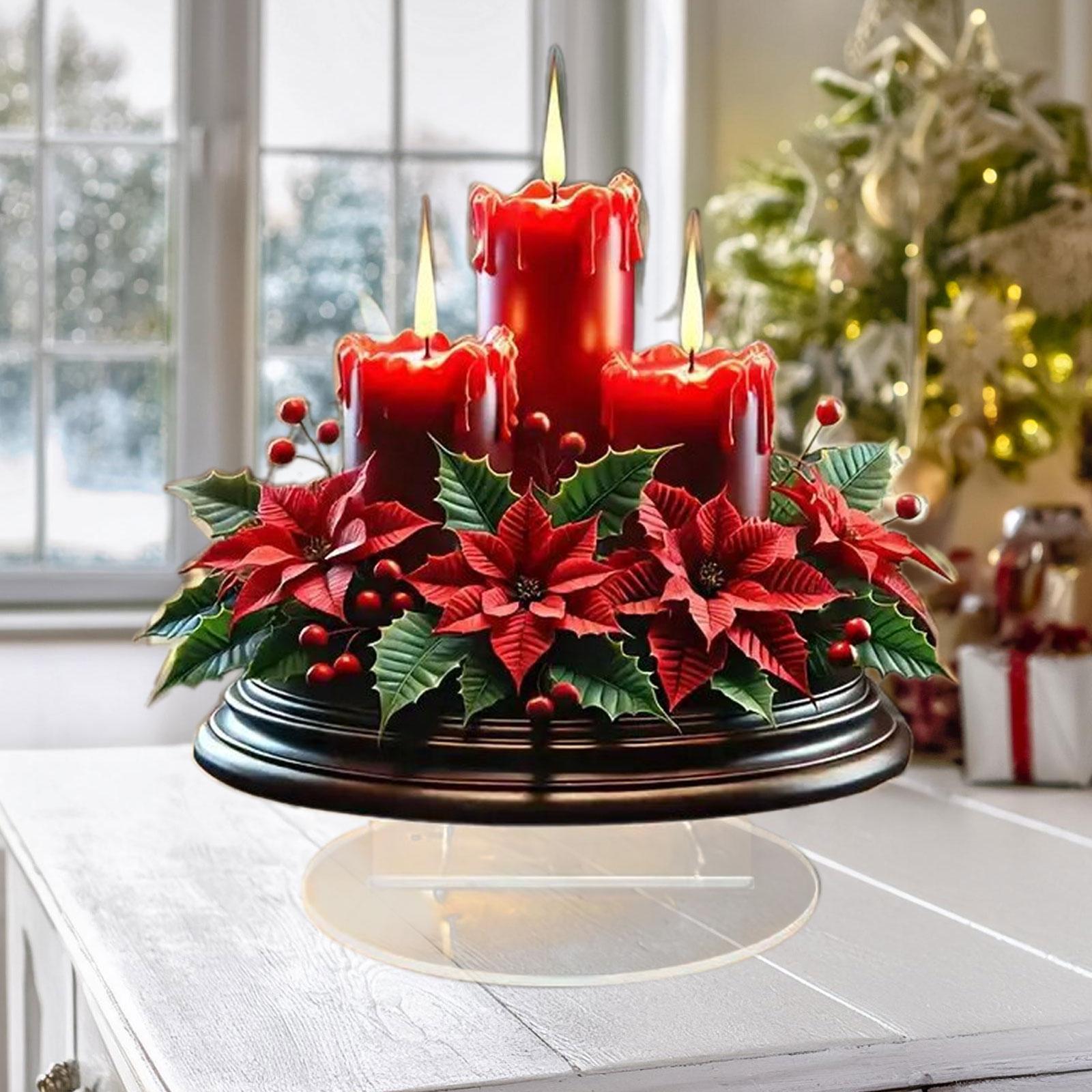 Christmas Decorations Table Ce - огляд і ціна Candle Supplies Europe