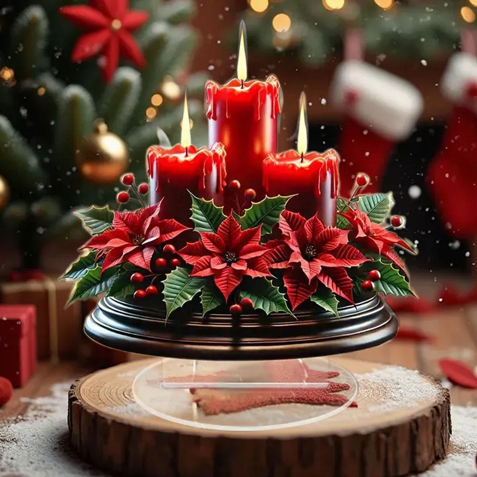 Christmas Decorations Table Ce - огляд і ціна Candle Supplies Europe