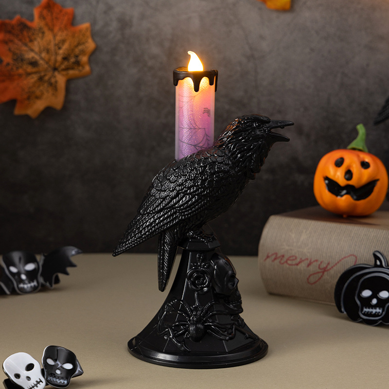 Black Crow Statue Candlestick  - огляд і ціна Candle Supplies Europe