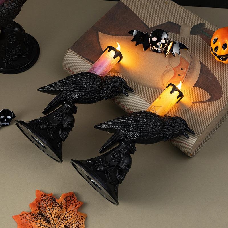 Black Crow Statue Candlestick  - огляд і ціна Candle Supplies Europe