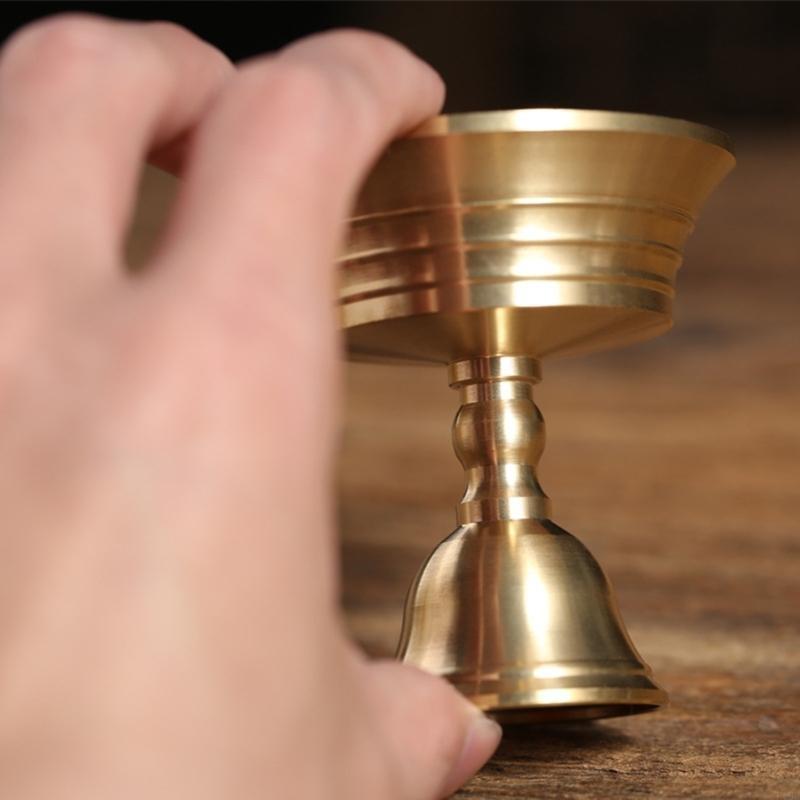 F19B Brass Oil Lamp Holder Sta - огляд і ціна Candle Supplies Europe