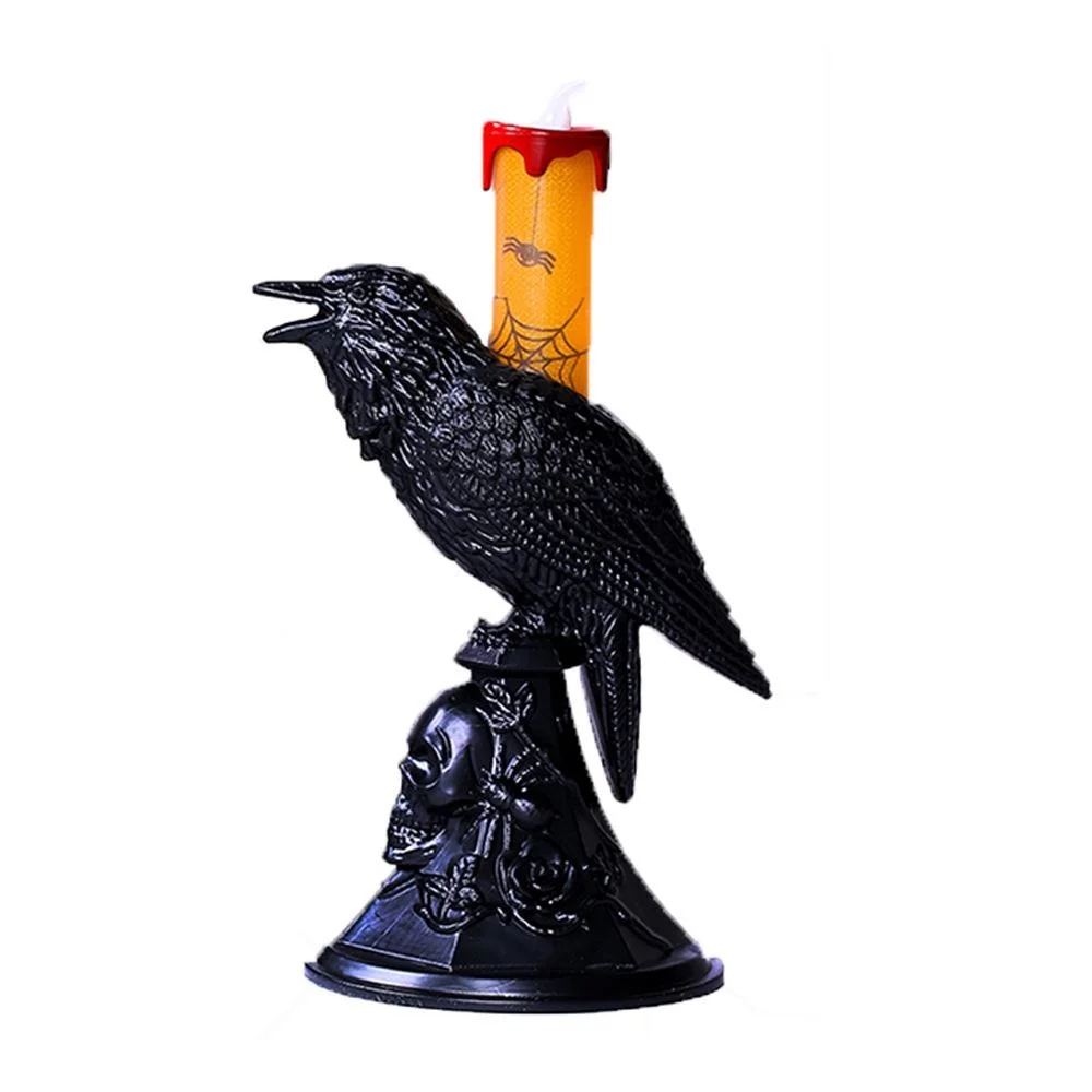 New Black Crow Statue Glowing  - огляд і ціна Candle Supplies Europe