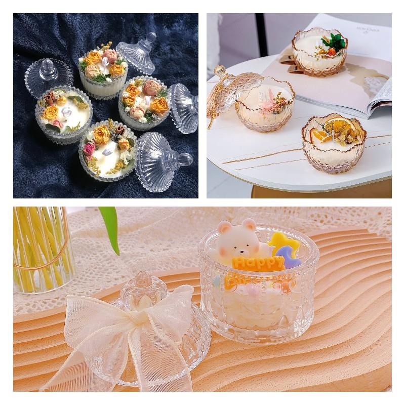 French Glass Aromatic Candle D - огляд і ціна Candle Supplies Glass Jars