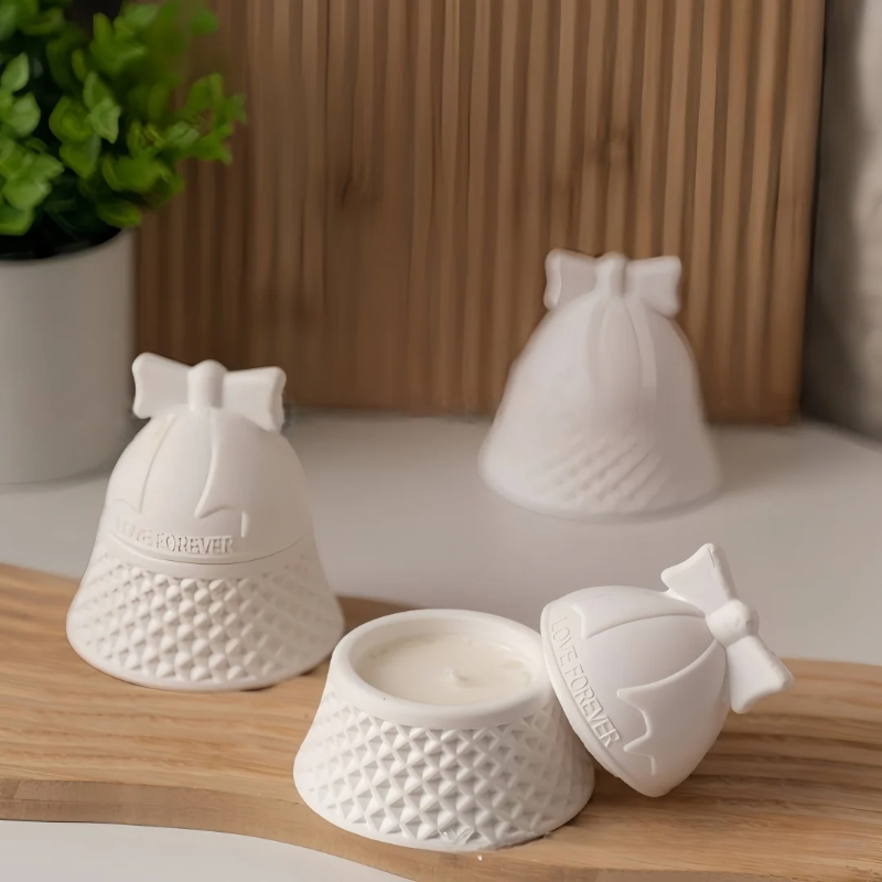 Christmas Bell Shaped Silicone - огляд і ціна Candle Supplies Jars