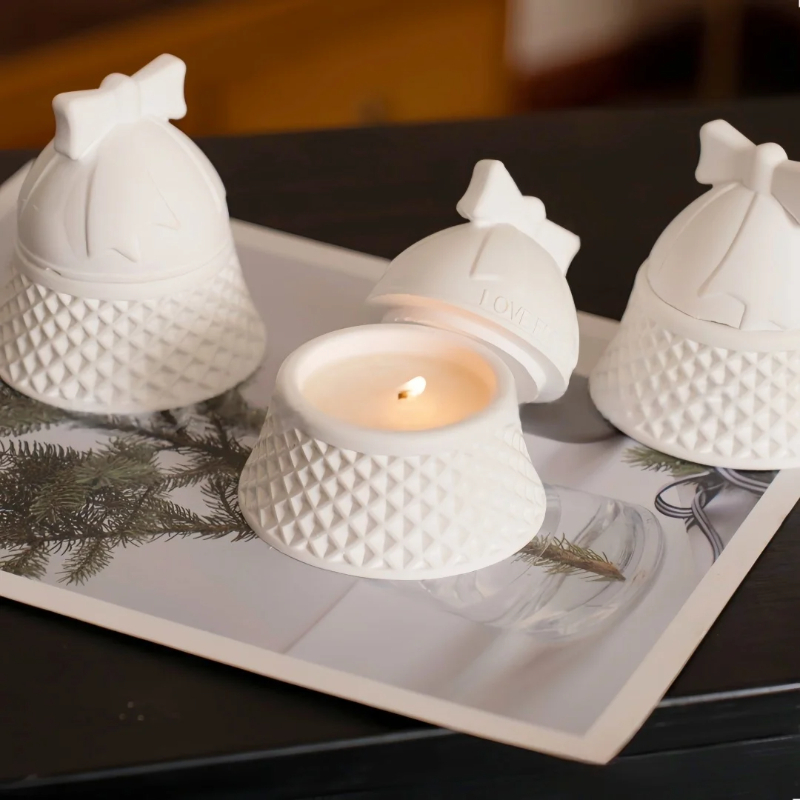 Christmas Bell Shaped Silicone - огляд і ціна Candle Supplies Jars