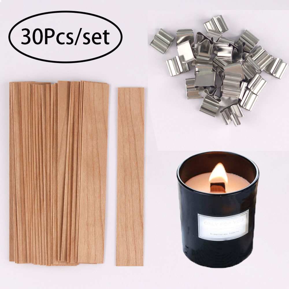 30pcs Wooden Candle Wicks Cand - огляд і ціна Candle Supplies Jars