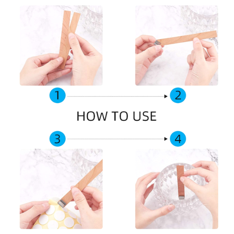 30pcs Wooden Candle Wicks Cand - огляд і ціна Candle Supplies Jars