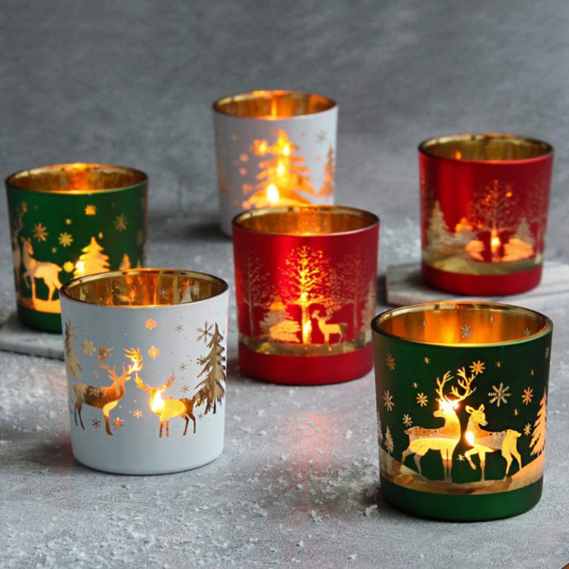 Christmas Glass Vessels for Sc - огляд і ціна Candle Supplies Glass Jars