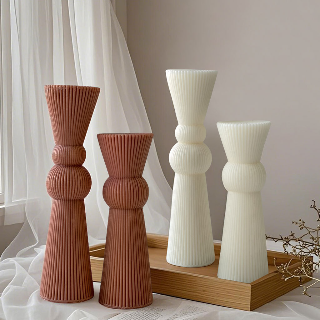 DIY Long Rod Striped Pillar Ca - огляд і ціна Candle Supplies Store